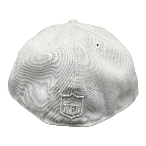 New Era 59FIFTY Fitted‎ Atlanta Falcons Whiteout 5950 Cap Hat Men's Sz 7-5/8 - Picture 4 of 7